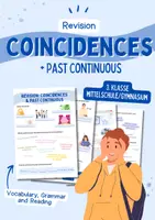 Vorschau - Arbeitsblätter - Revision - Coincidences & Past Continuous (passend zu MORE! 3 Unit 2) - Deckblatt