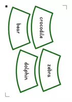 Vorschau - Stationenlernen - Wild Animals Reading Circle (Plotter Version) - Seite 2