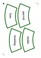 Vorschau - Stationenlernen - Wild Animals Reading Circle (Plotter Version) - Seite 3