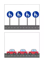 Vorschau - Arbeitsblätter - Mengenerfassung im ZR 5: Zahlenspaziergang im Straßenverkehr - Seite 3