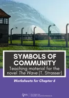 Vorschau - Arbeitsblätter - Symbols of Community - Teaching Material for The Wave Chapter 6 (Novel by T. Strasser) - Deckblatt