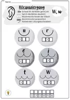 Vorschau - Spiele - Buchstabeneinführung W - Buchstabe W - Hörspaziergang W mit Differenzierung - Seite 2