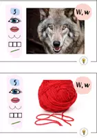Vorschau - Spiele - Buchstabeneinführung W - Buchstabe W - Hörspaziergang W mit Differenzierung - Seite 3