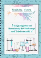 Vorschau - Arbeitsblätter - Übungsaufgaben zur Stoffmenge und Teilchenanzahl - Deckblatt
