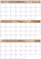 Vorschau - Präsentationen/Tafelbilder - Jahreskalender für Lehrer:innen | Minimalistic Edition - Seite 3