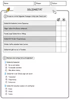 Vorschau - Arbeitsblätter - Solidarität Ethik und Philosophie Lesetext mit Richtig Falsch Multiple Choice und Fragen zum Text - Seite 2