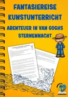 Vorschau - Text - Fantasiereise Kunst: Abenteuer in Van Goghs Sternennacht - Deckblatt