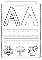 Vista previa - Unidades / Secuencias / Situaciones de Aprendizaje - CUADERNO LECTO ESCRITURA. VOCALES MAYÚCULAS - página 3