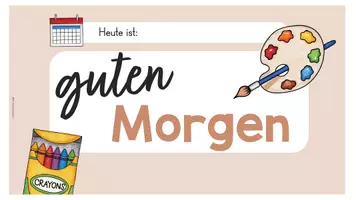 Vorschau - Präsentationen/Tafelbilder - Begrüßungsbilder für die digitale Tafel - Kunst - Seite 3