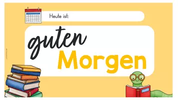 Vorschau - Präsentationen/Tafelbilder - Begrüßungsbilder für die digitale Tafel - Deutsch - Seite 3