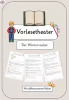 Vorschau - Spiele - Vorlesetheater - Der Wörterzauber - differenzierte Rollen - Deckblatt