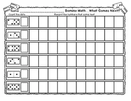 Aperçu - Feuilles d'exercices - Math Skill Practice with Dominoes and Cards-Count, Compare, Make Ten and MORE! - Page 3