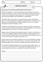 Vorschau - Arbeitsblätter - Uneigentlichkeit Ethik und Philosophie Lesetext mit Richtig Falsch Multiple Choice und Fragen zum Text - Seite 1