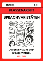 Vorschau - Arbeitsblätter - Materialpaket - Sprachvarietäten - Seite 1