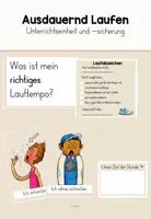 Vorschau - Unterrichtsreihen - Ausdauerlauf Unterrichtseinheit und Sicherheit - Deckblatt