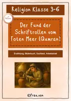 Vorschau - Arbeitsblätter - Die Schriftrollen von Qumran Klasse 3-4 - Deckblatt