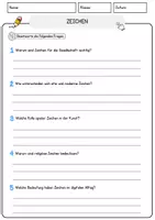 Vorschau - Arbeitsblätter - Zeichen Ethik und Philosophie Lesetext mit Richtig Falsch Multiple Choice und Fragen zum Text - Seite 3