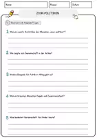 Vorschau - Arbeitsblätter - Zoon Politikon Ethik und Philosophie Lesetext mit Richtig Falsch Multiple Choice und Fragen zum Text - Seite 3