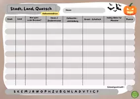 Vorschau - Spiele - Stadt Land Quatsch Halloweenedition - Seite 2