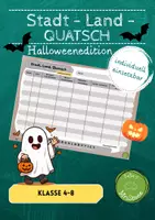 Vorschau - Spiele - Stadt Land Quatsch Halloweenedition - Deckblatt
