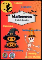 Vista previa - Hojas de trabajo - Colección de materiales de Halloween - English - Portada