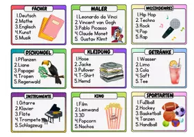 Vorschau - Spiele - Give me 5 Ober- und Unterbegriffe - Seite 3