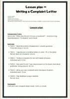 Vista previa - Unidades / Secuencias / Situaciones de Aprendizaje - English - Writing A Letter of complain - página 2
