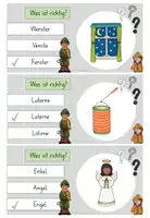 Vorschau - Spiele - Klammerkarten: Finde das richtige Wort! - Seite 3