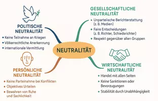 Vorschau - Arbeitsblätter - Arbeitsblätter zum Thema "Neutralität" + Lösung & MP3 + Mindmap - Seite 1