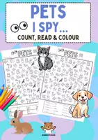 Vorschau - Arbeitsblätter - Pets: I Spy... (Count, Read & Colour) (Englisch Grundschule) - Deckblatt