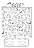 Vorschau - Arbeitsblätter - Pets: I Spy... (Count, Read & Colour) (Englisch Grundschule) - Seite 2