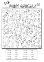 Vorschau - Arbeitsblätter - Farm Animals: I Spy... (Count, Read & Colour) (Englisch Grundschule) - Seite 2