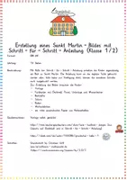 Vorschau - Mal- und Bastelvorlagen - Sankt Martin – Schritt-für-Schritt-Anleitung für ein eigenes Bild (Kunst / Klasse 1/2) - Seite 2