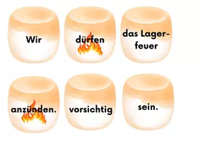 Vorschau - Spiele - Marshmallow-Sätze I Mit Spaß zur Sprache - Seite 1