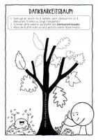 Vorschau - Arbeitsblätter - Dankbarkeitsbaum Deutsch Grundschule Sek I DaZ - Seite 3