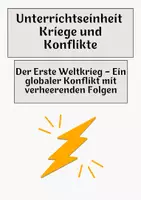 Vorschau - Arbeitsblätter - Der Erste Weltkrieg - Deckblatt
