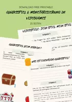 Vorschau - Unterrichtsreihen - Gaming & Gambling – wenn Videospiele zum Glücksspiel werden - Deckblatt