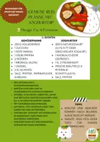 Vorschau - Arbeitsblätter - Rezeptkarte Gemüsepfanne - Sportlerernährung - Deckblatt