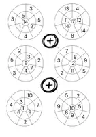 Vorschau - Stationenlernen - Zahlenräder Zahlenraum 20 / Subtraktion und Addition - Seite 3