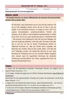 Vorschau - Klassenarbeiten - Geschichtsklausur Kursstufe Gymnasium Deutschland 19. Jahrhundert - Deckblatt