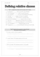 Vorschau - Arbeitsblätter - Defining relative clauses (entry, worksheet & PROBE) - Seite 2