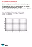 Vorschau - Arbeitsblätter - Punkte verbinden (6 Übungen im Koordinatensystem Kl 5+ 6) - Seite 3