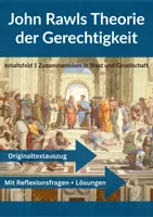 Vorschau - Arbeitsblätter - John Rawls Theorie der Gerechtigkeit - Deckblatt