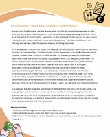 Vorschau - Arbeitsblätter - Steuern Einführung - Was sind Steuern überhaupt? - Seite 1