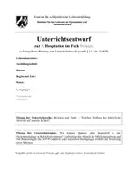 Vorschau - Unterrichtsreihen - 5. UB: Erarbeitung des Ablaufs der Milchsäuregärung (Mystery) - Seite 1