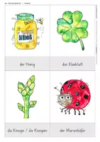 Vorschau - Bildkarten - Wortschatzaufbau (DaZ) – Frühling – A6-Karten - Seite 3