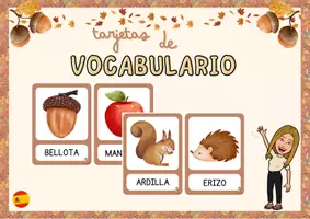 Vista previa - Juegos / Gamificación - VOCABULARIO OTOÑO CASTELLANO - Portada