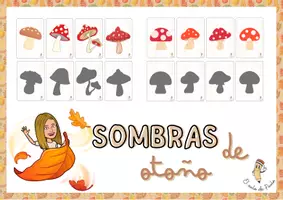 Vista previa - Juegos / Gamificación - Sombras de otoño - encuentra las setas - Portada
