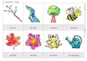 Vorschau - Spiele - Wortschatzaufbau (DaZ) – Bundle – Frühling - Seite 2