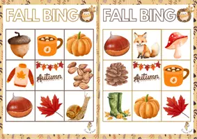 Vista previa - Juegos / Gamificación - BINGO DE OTOÑO - página 2